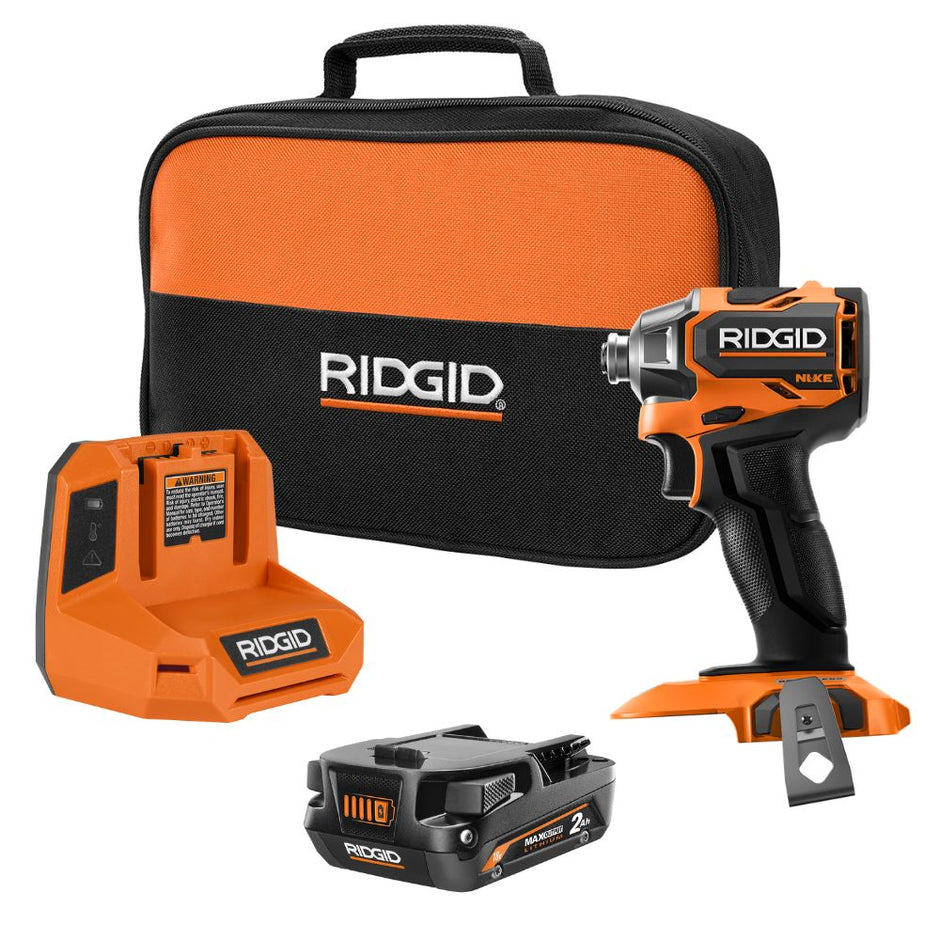 18V NUKE Subcompact Brushless 1/4" Impact Driver Kit