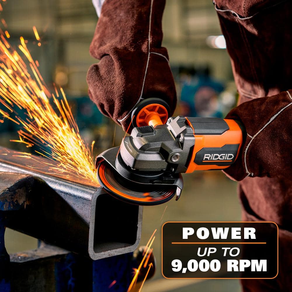 18V Brushless Cordless 4-1/2 in. Angle Grinder Kit with 4.0 Ah Battery and Charger