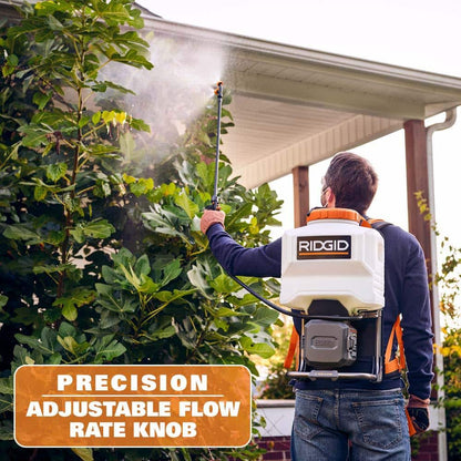 18-Volt Cordless Battery 4 Gal. Backpack Chemical Sprayer with 2.0 Battery and Charger