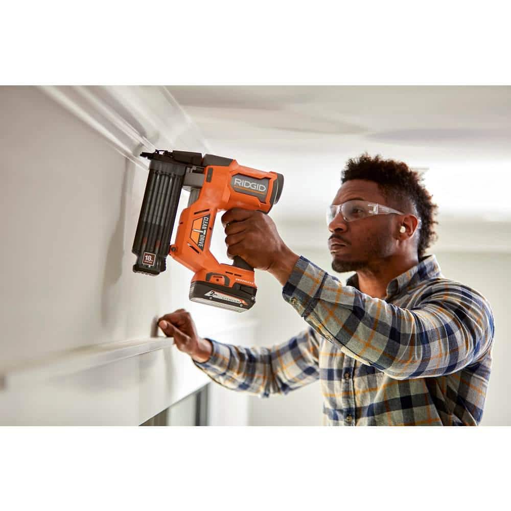 18V Brushless Cordless 18-Gauge 2-1/8 in. Brad Nailer (Tool Only) with CLEAN DRIVE Technology