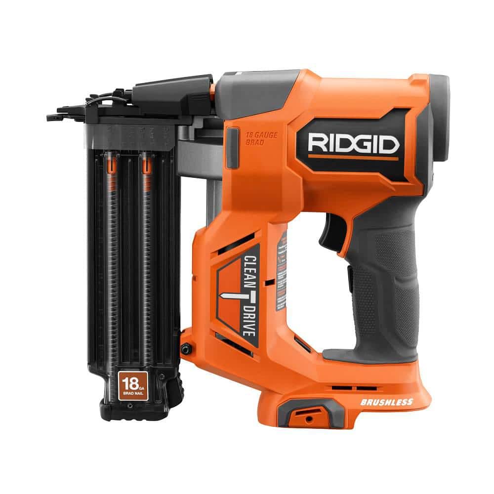 18V Brushless Cordless 18-Gauge 2-1/8 in. Brad Nailer with CLEAN DRIVE Technology with 2.0 Ah Battery and Charger