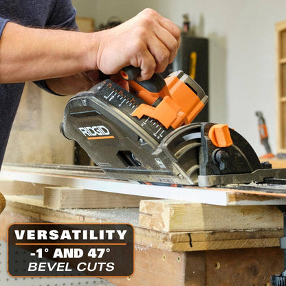 18V Brushless Cordless 6-1/2 in. Track Saw (Tool Only)