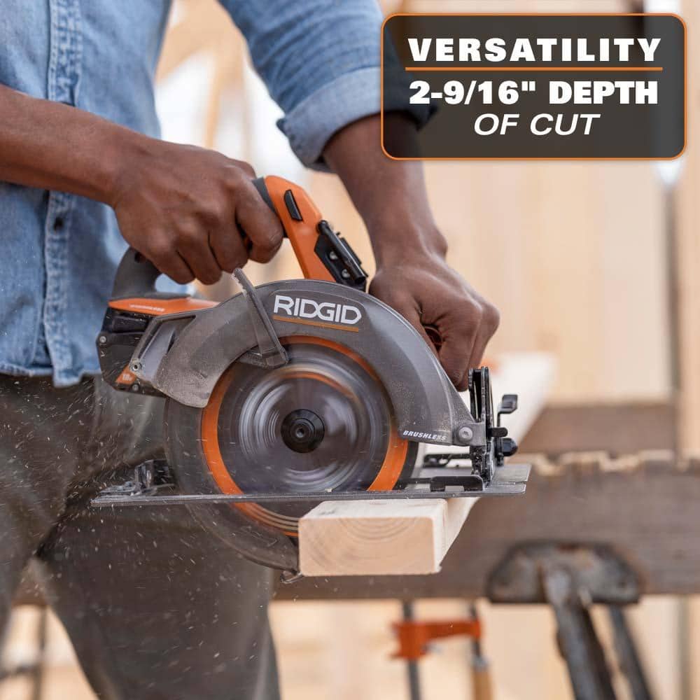 18V Brushless Cordless 7-1/4 in. Circular Saw Kit with 4.0 Ah MAX Output Battery and Charger
