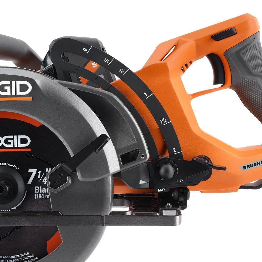 18V Brushless Cordless 7-1/4 in. Rear Handle Circular Saw (Tool Only)