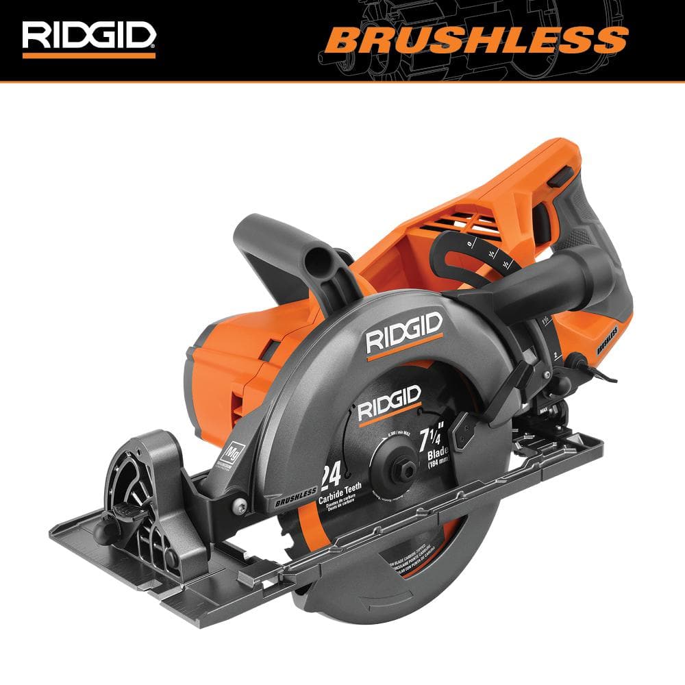 18V Brushless Cordless 7-1/4 in. Rear Handle Circular Saw (Tool Only)