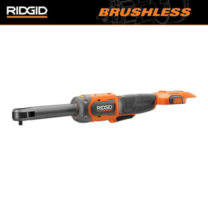 18V Brushless Cordless 1/4 in. Extended Reach Ratchet (Tool Only)