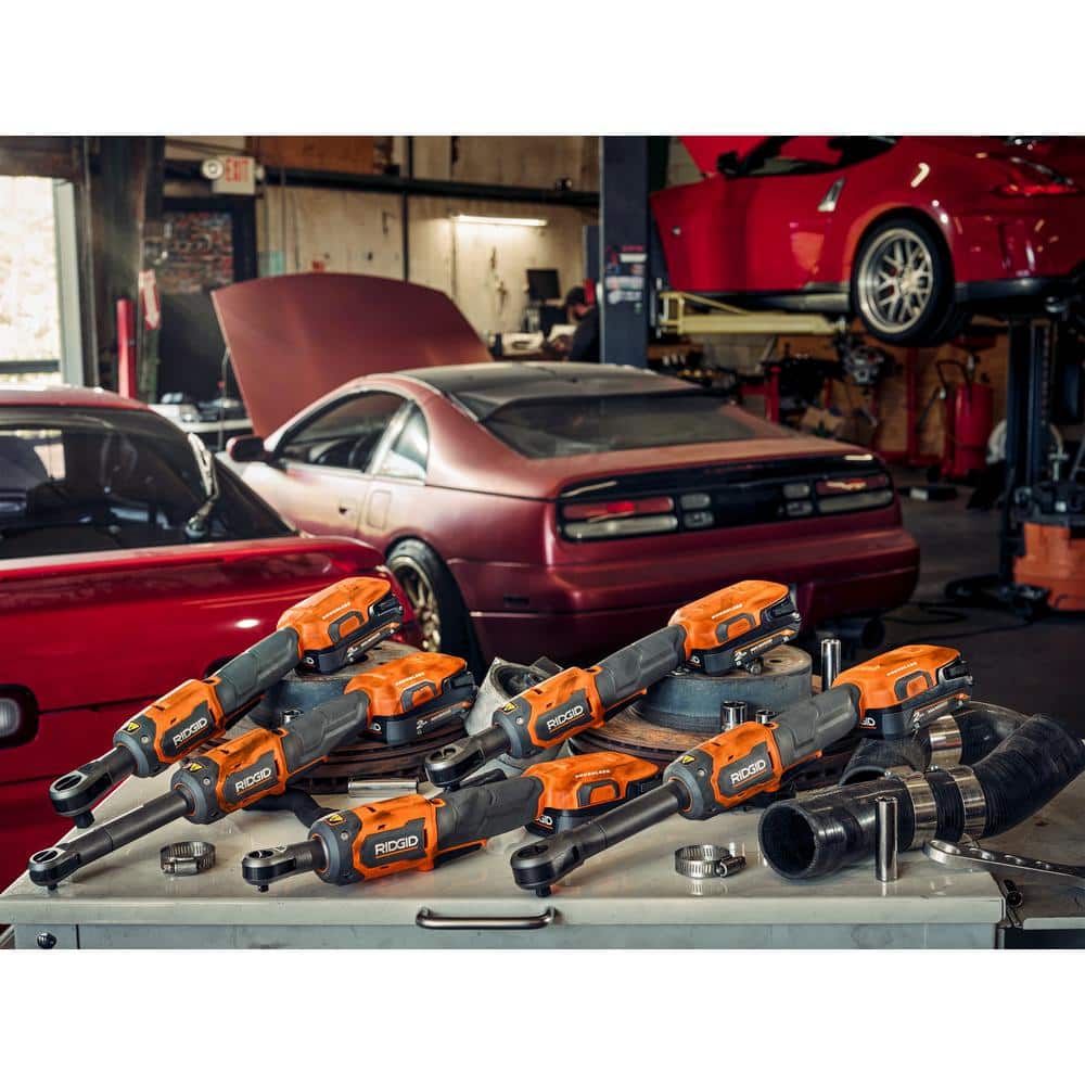 18V Brushless Cordless 3/8 in. Extended Reach Ratchet (Tool Only)