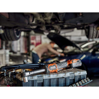 18V Brushless Cordless 3/8 in. Extended Reach Ratchet (Tool Only)