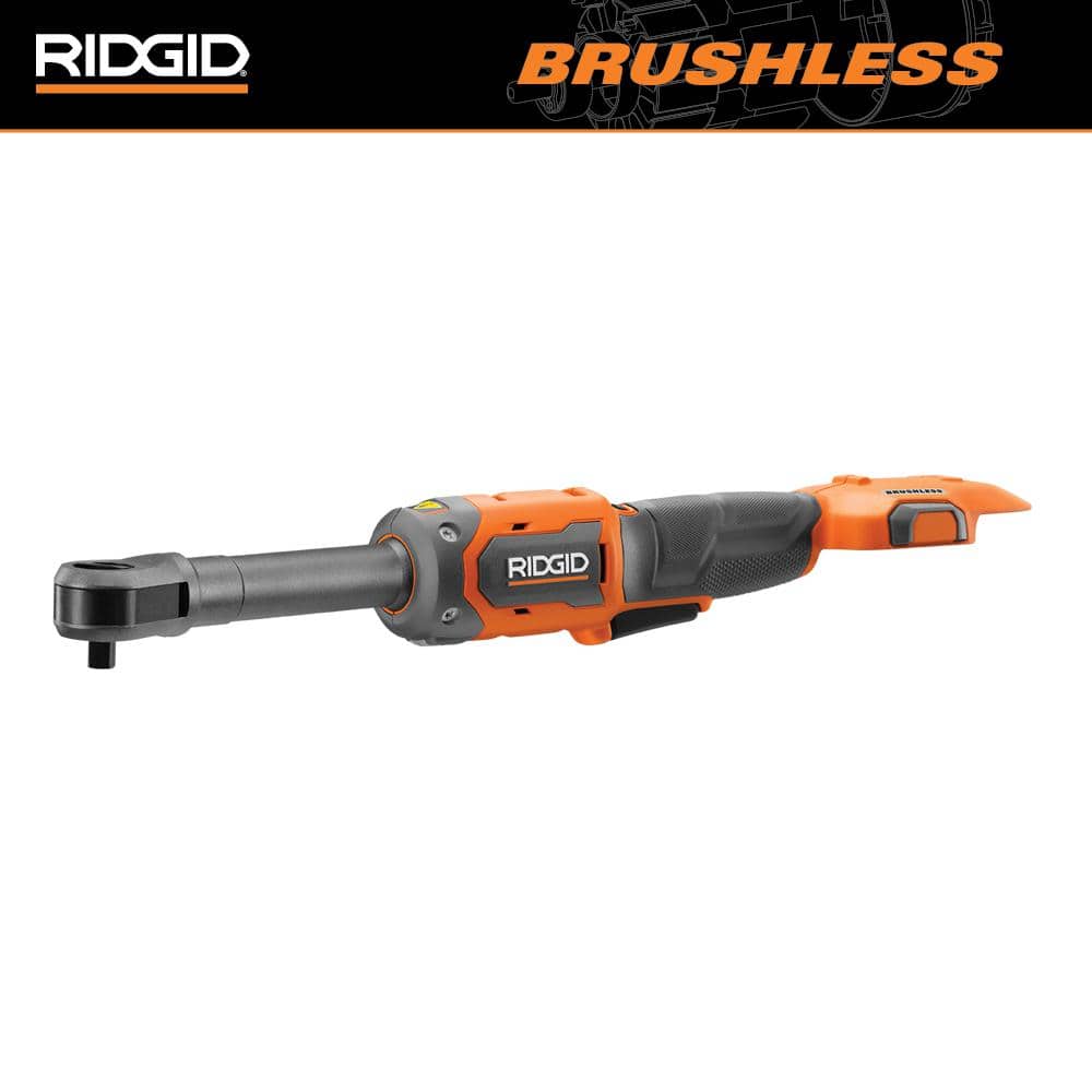 18V Brushless Cordless 3/8 in. Extended Reach Ratchet (Tool Only)