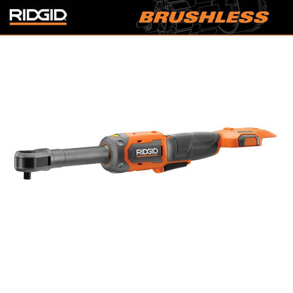 18V Brushless Cordless 3/8 in. Extended Reach Ratchet (Tool Only)