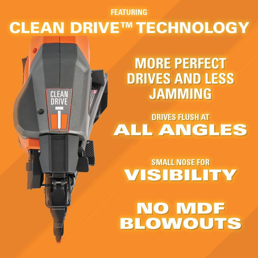 18V Brushless Cordless 15-Gauge Angled Finish Nailer Kit with 2.0Ah MAX Output Battery and Charger