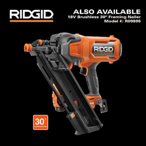 18V Brushless Cordless 21° 3-1/2 in. Framing Nailer (Tool Only)