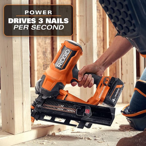 18V Brushless Cordless 21° 3-1/2 in. Framing Nailer (Tool Only)