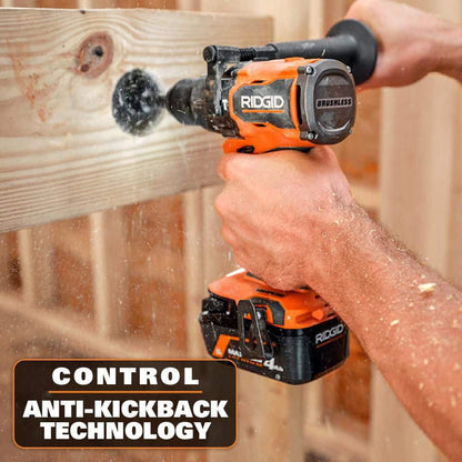 18V Brushless Cordless 1/2 in. High Torque Hammer Drill/Driver (Tool Only)