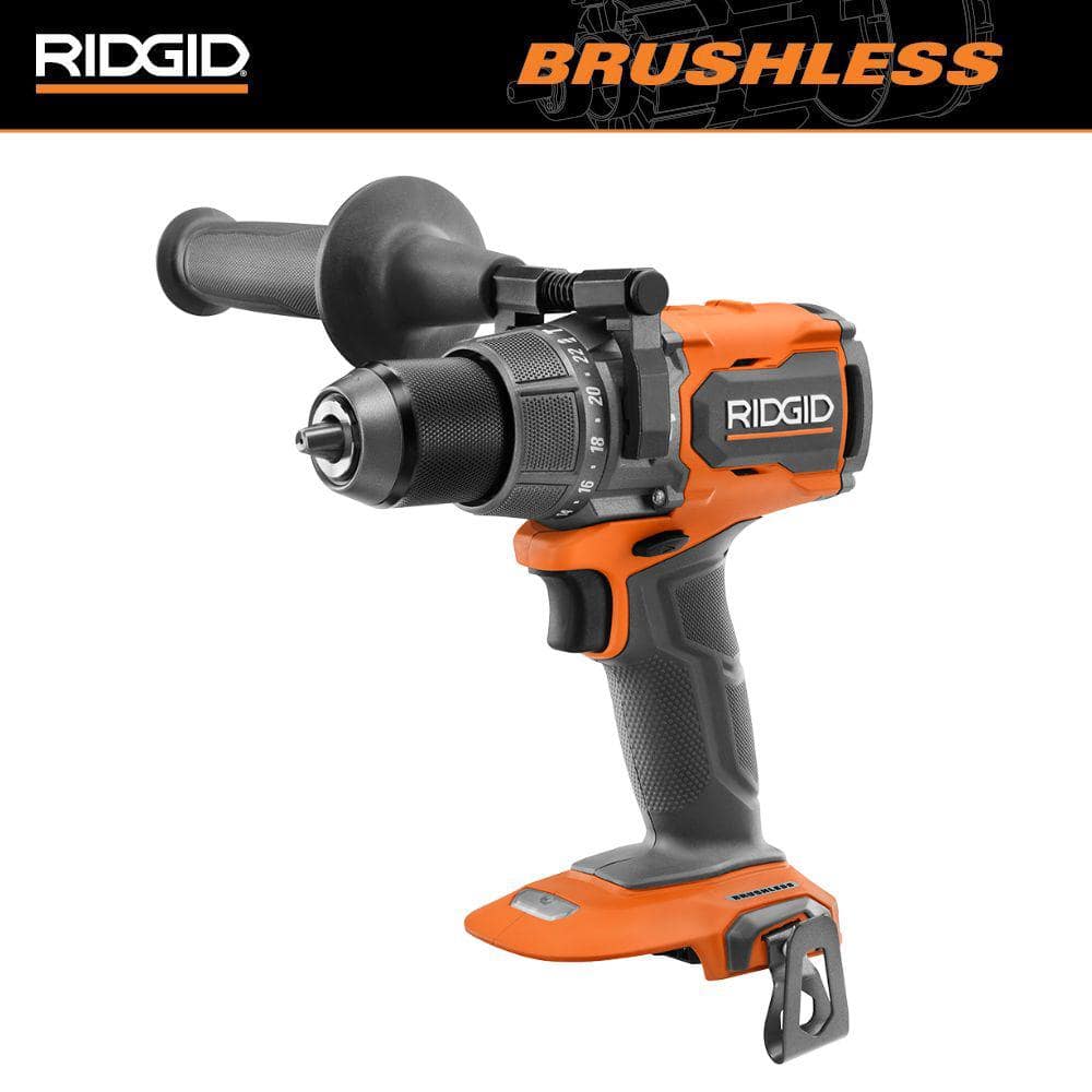 18V Brushless Cordless 1/2 in. High Torque Hammer Drill/Driver (Tool Only)