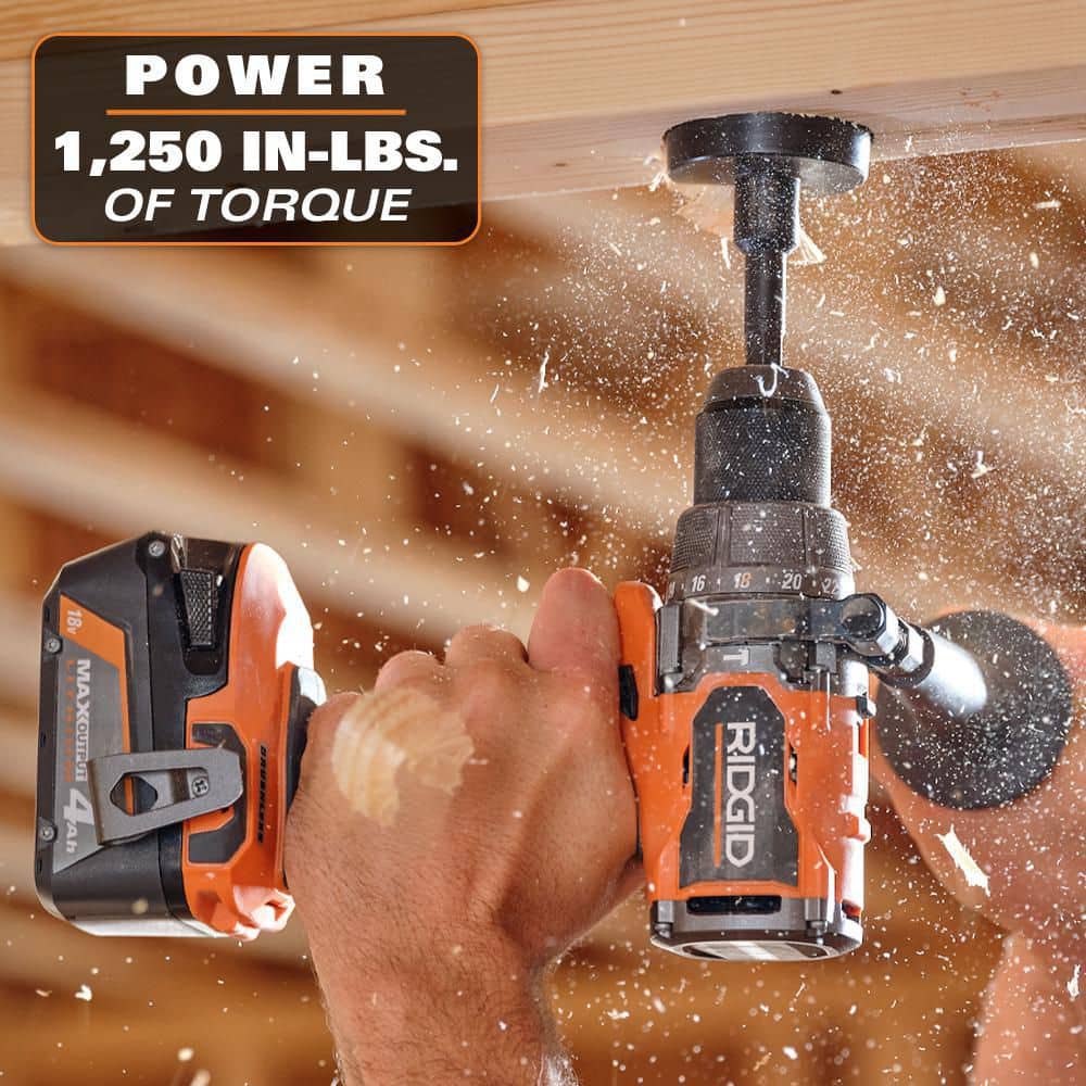 18V Brushless Cordless 1/2 in. High Torque Hammer Drill/Driver (Tool Only)