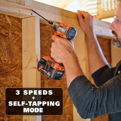 18V Brushless Cordless 4-Mode Impact Driver Kit with 2.0 Ah MAX Output Battery, Charger, and Case