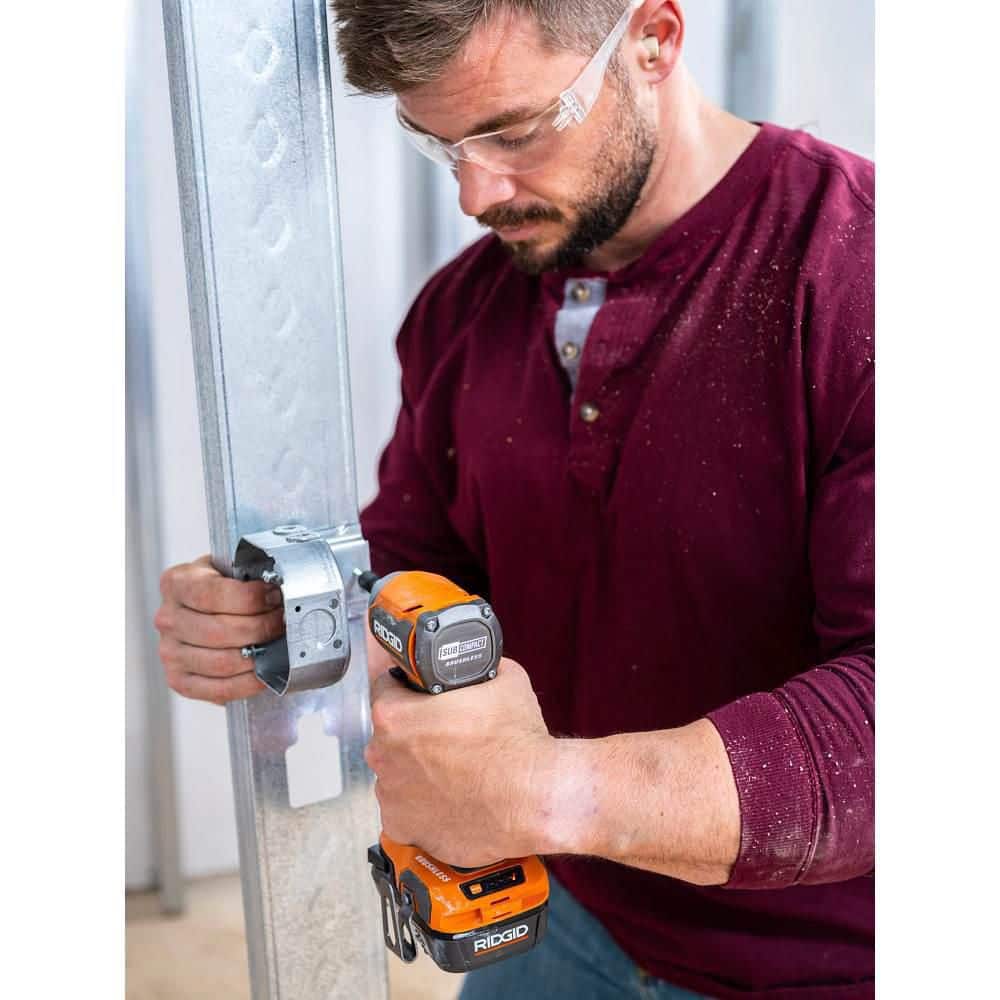 18V SubCompact Brushless Cordless Impact Driver Kit with 2.0 Ah Battery, Charger, and Tool Bag