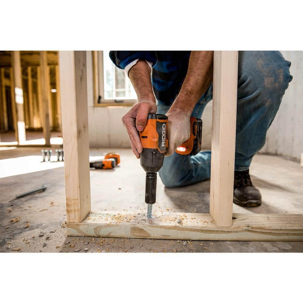 18V Brushless Cordless 4-Mode 1/2 in. Mid-Torque Impact Wrench with Friction Ring (Tool Only)