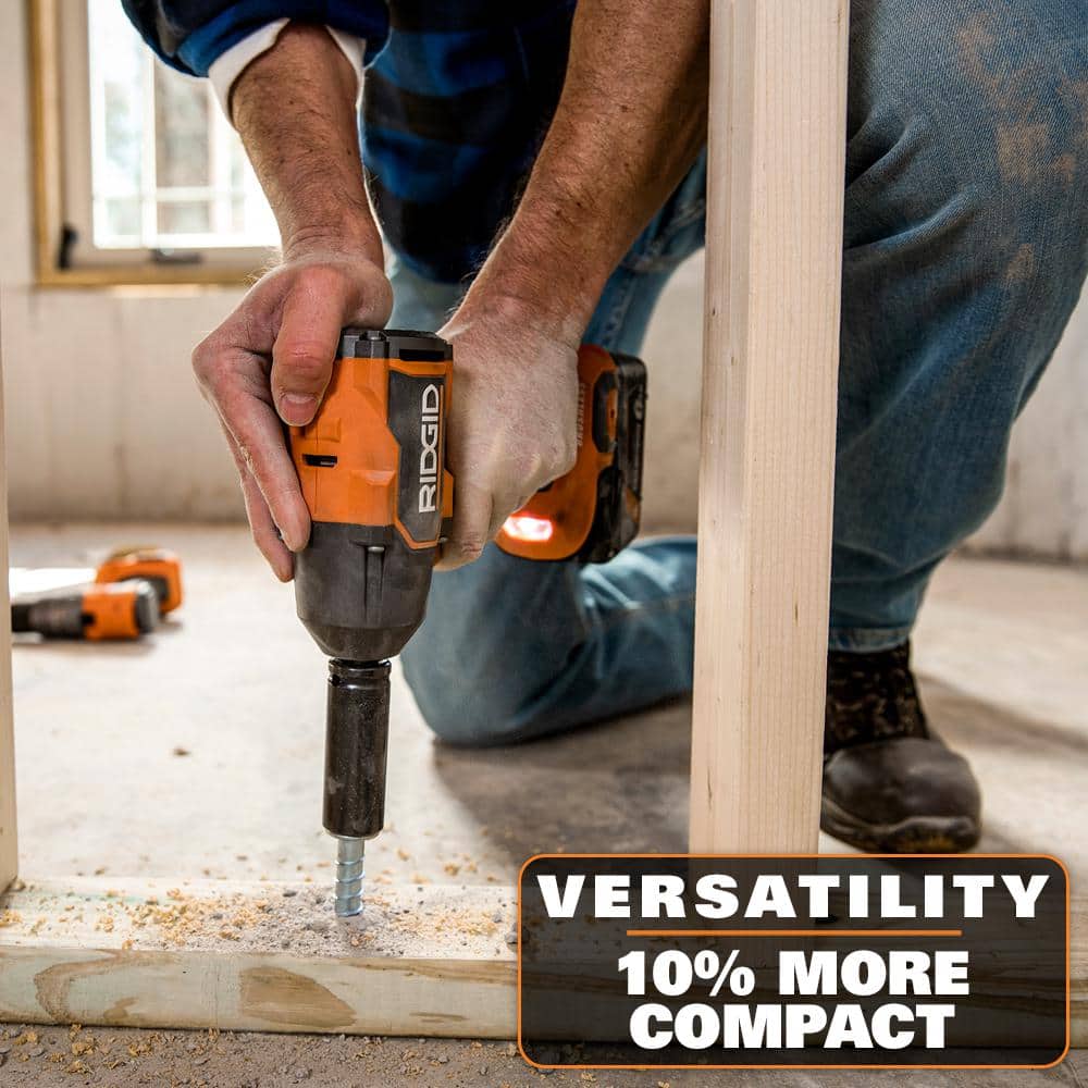 18V Brushless 4-Mode 1/2 in. Mid-Torque Impact Wrench Kit with Pin Detent (Tool Only)