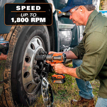 18V Brushless Cordless 4-Mode 1/2 in. High-Torque Impact Wrench (Tool Only)