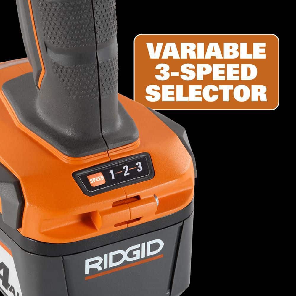 18V Cordless 1/2 in. Impact Wrench Kit with 4.0 Ah Battery and Charger