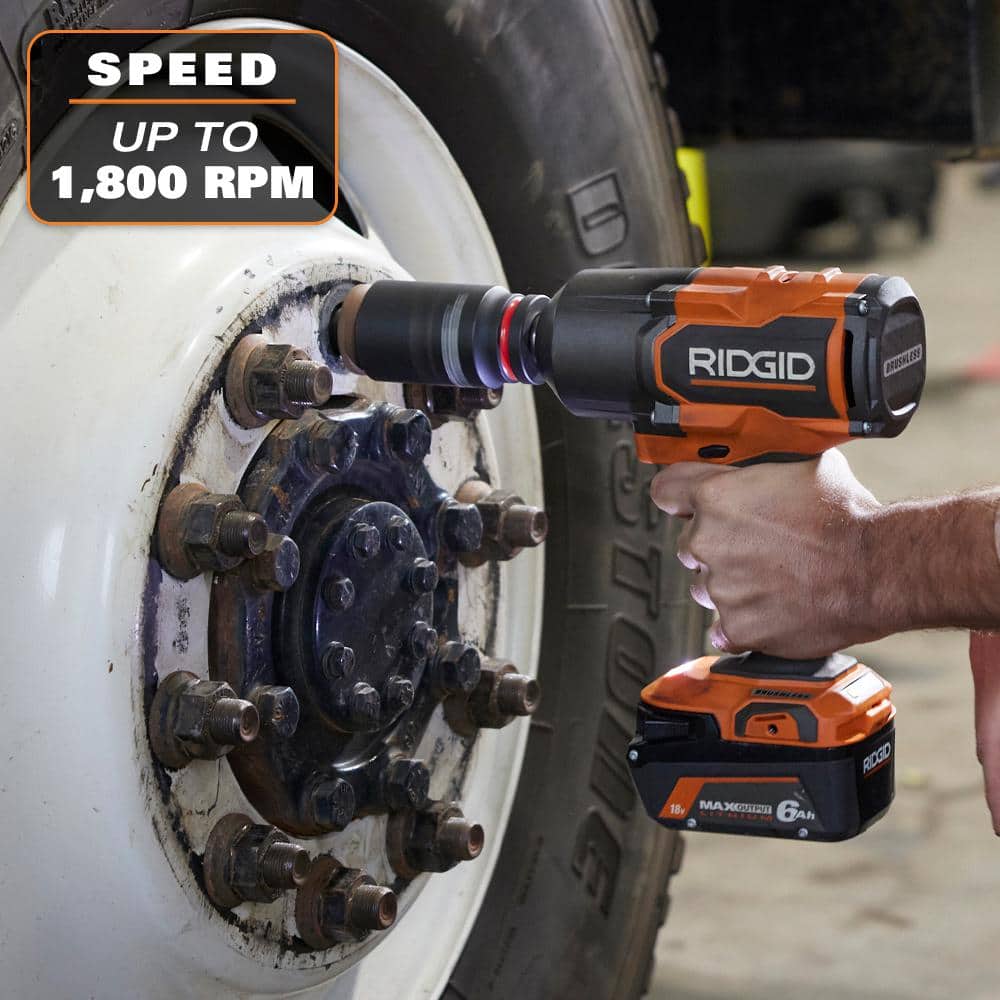 18V Brushless Cordless 3/4 in. High Torque Impact Wrench (Tool Only)