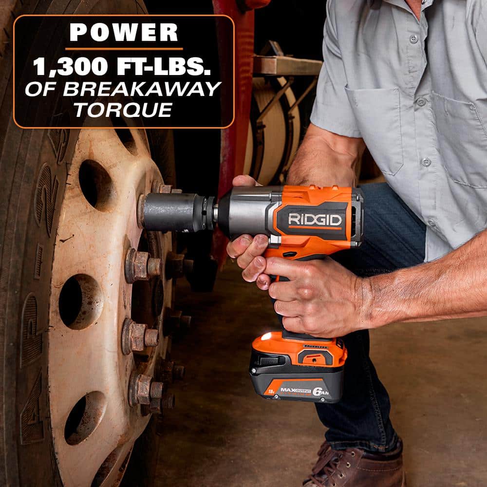 18V Brushless Cordless 3/4 in. High Torque Impact Wrench (Tool Only)