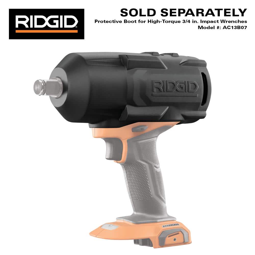 18V Brushless Cordless 3/4 in. High Torque Impact Wrench (Tool Only)