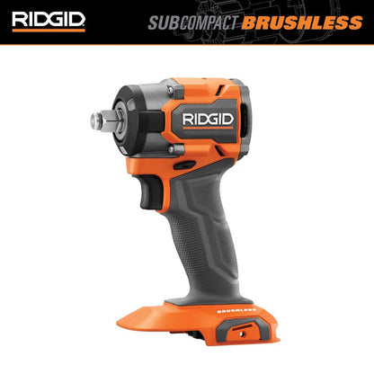 18V SubCompact Brushless Cordless 1/2 in. Impact Wrench (Tool Only)