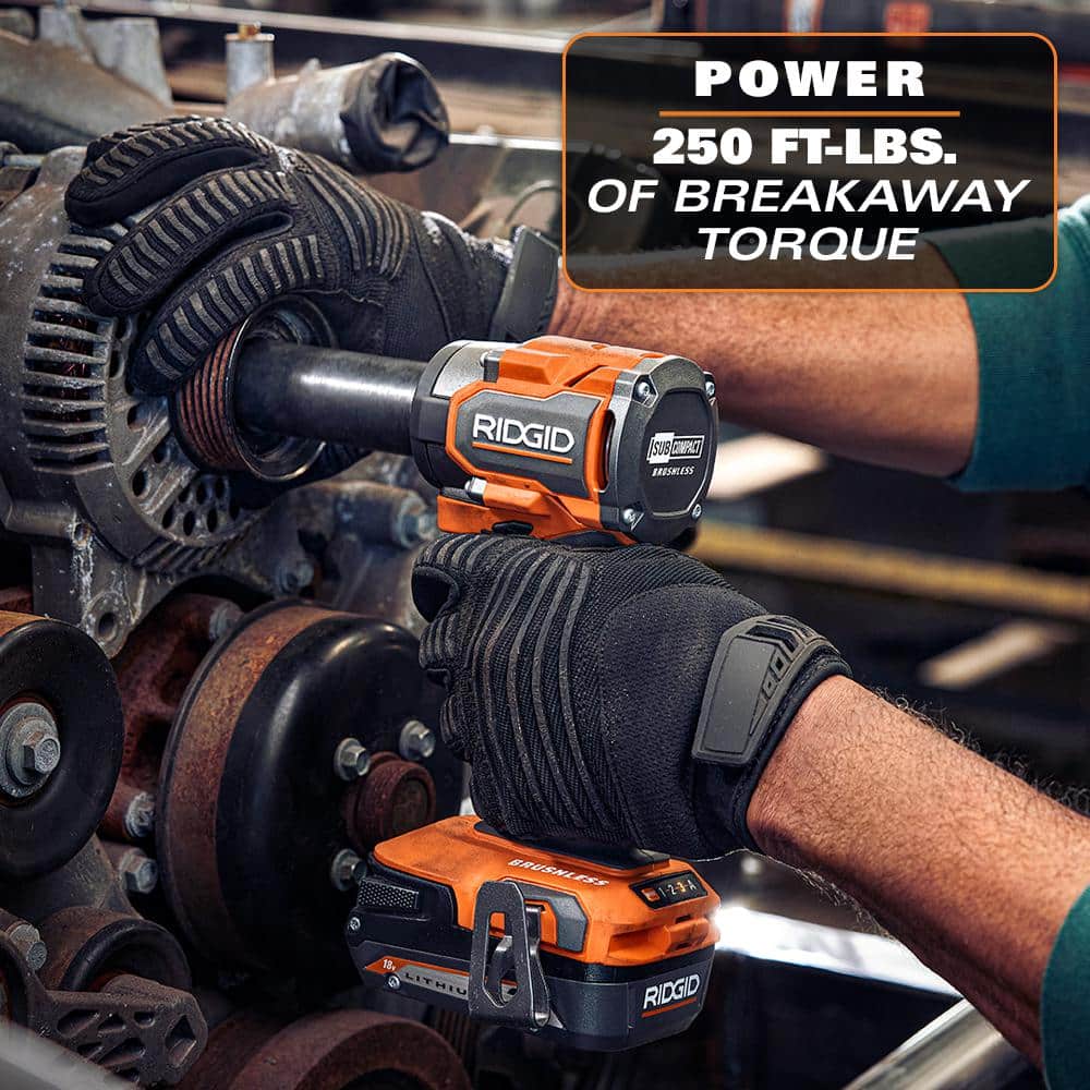 18V SubCompact Brushless Cordless 1/2 in. Impact Wrench (Tool Only)