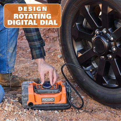 18V Cordless Dual Function Inflator Kit with 2 Ah Battery and Charger