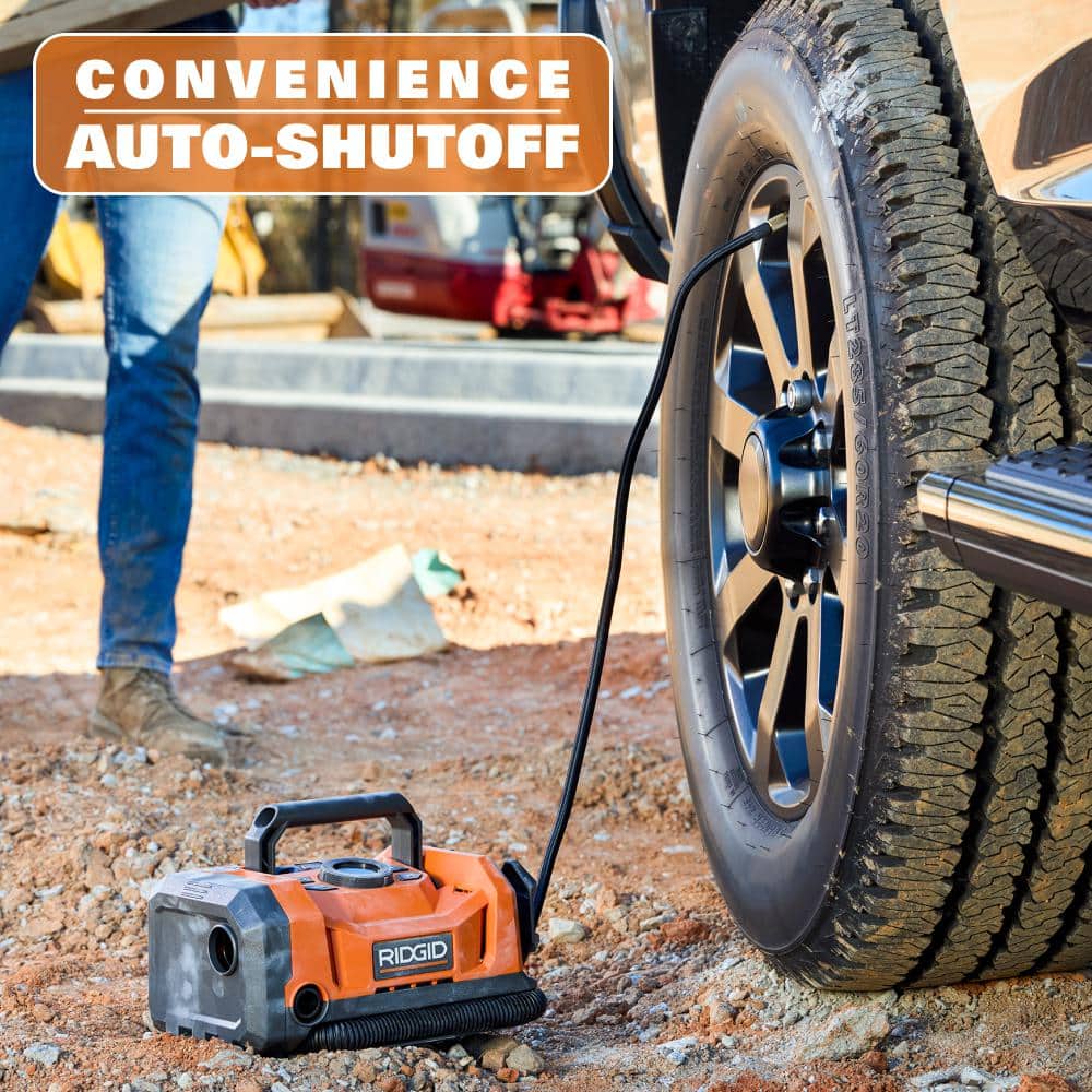 18V Cordless Dual Function Inflator Kit with 2 Ah Battery and Charger