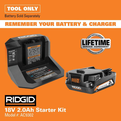 18V Cordless Dual Function Inflator Kit with 2 Ah Battery and Charger