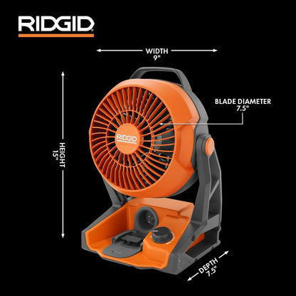 18V Cordless Hybrid Jobsite Fan (Tool Only)
