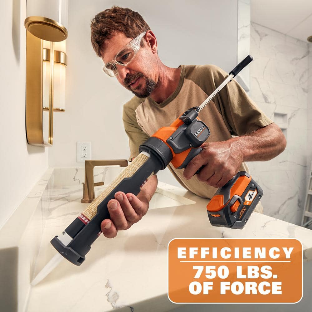 18V Cordless 10 oz. Caulk Gun and Adhesive Gun Kit with (1) 2.0 Ah Battery and Charger