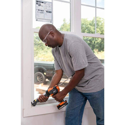 18V Cordless 10 oz. Caulk Gun and Adhesive Gun Kit with (1) 2.0 Ah Battery and Charger