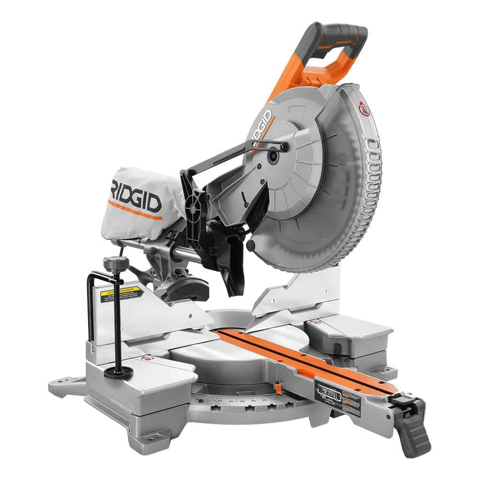 15 Amp Corded 12 in. Dual Bevel Sliding Miter Saw with 70 Deg. Miter Capacity and LED Cut Line Indicator