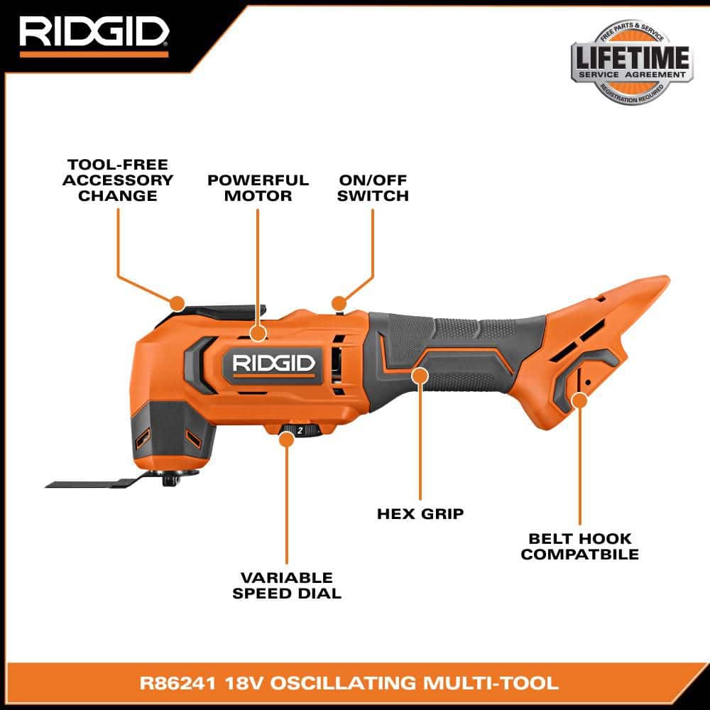 18V Cordless Oscillating Multi-Tool (Tool Only)