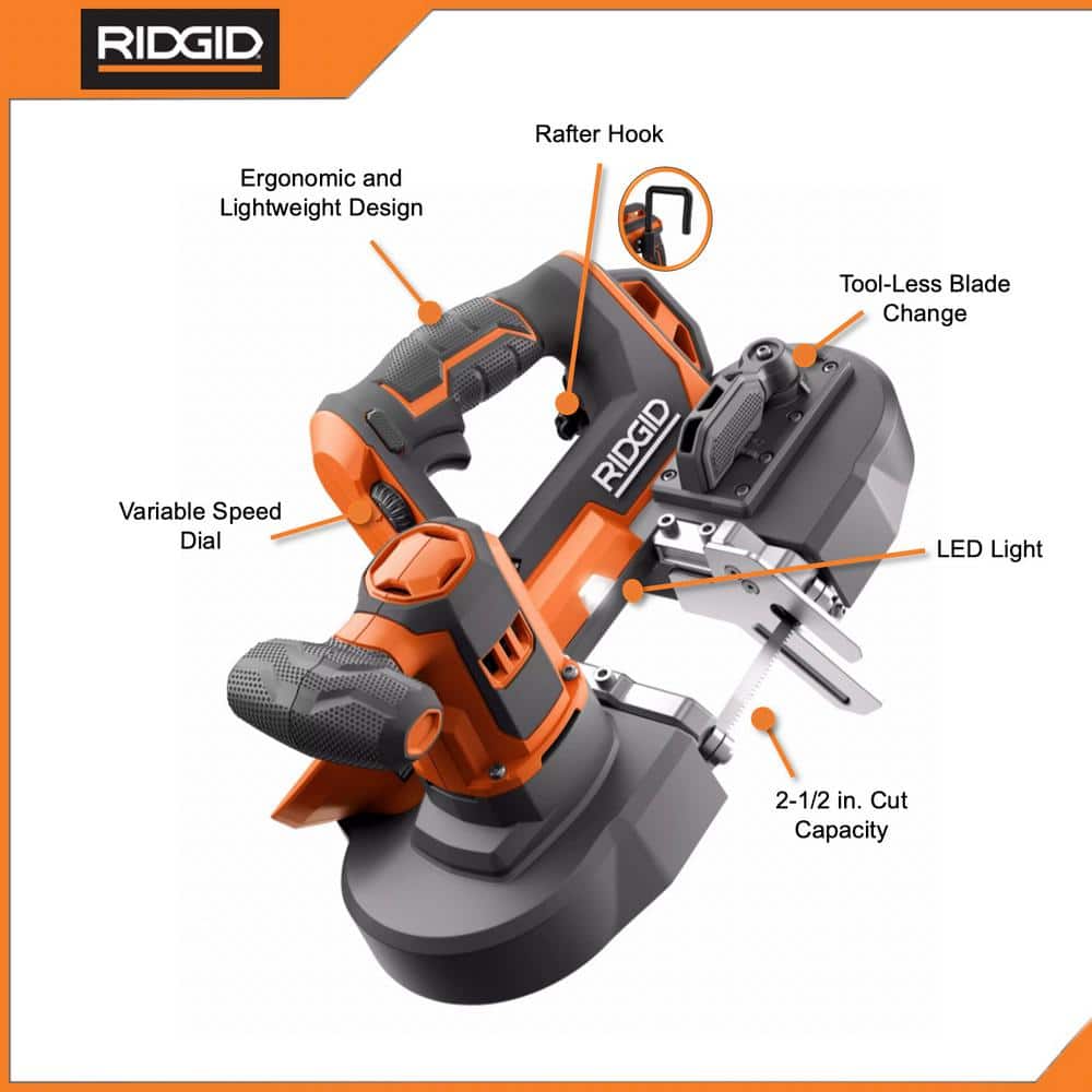 18V Cordless Compact Band Saw Kit with (1) 4.0 Ah Battery and Charger