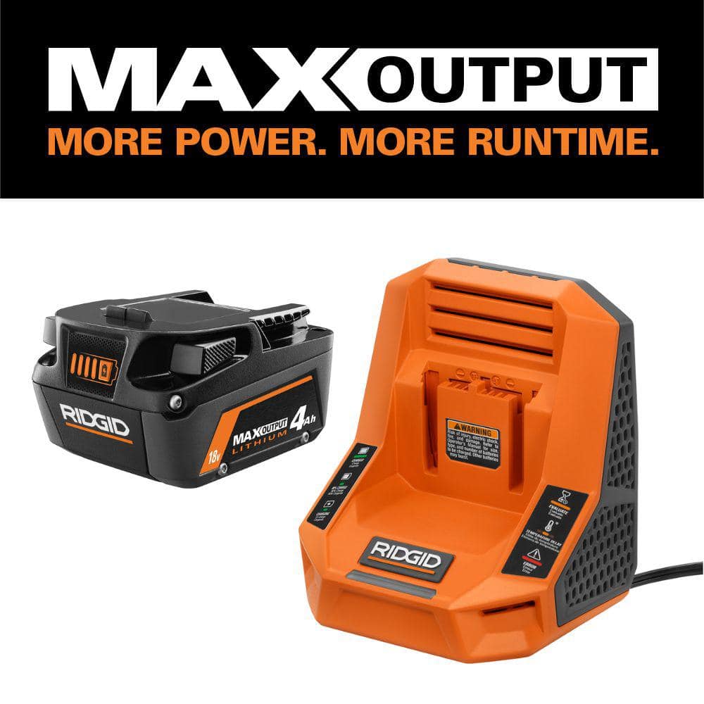 18V 4.0 Ah MAX Output Starter Kit with Rapid Charger