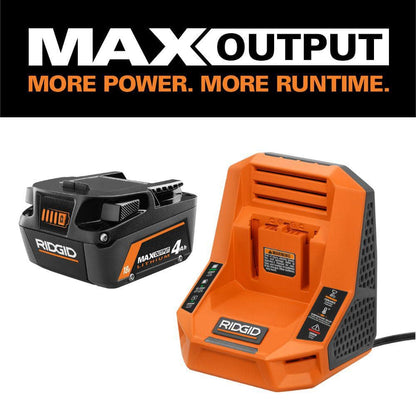 18V 4.0 Ah MAX Output Starter Kit with Rapid Charger