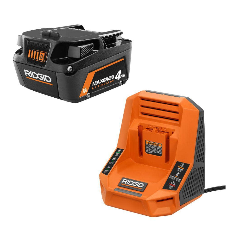 18V 4.0 Ah MAX Output Starter Kit with Rapid Charger