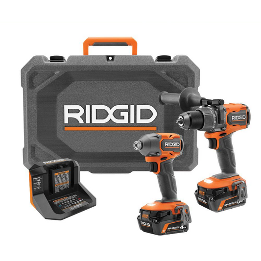 18V Brushless 2-Tool Combo Kit with 6.0 Ah and 4.0 Ah MAX Output Batteries, Charger, and Hard Case