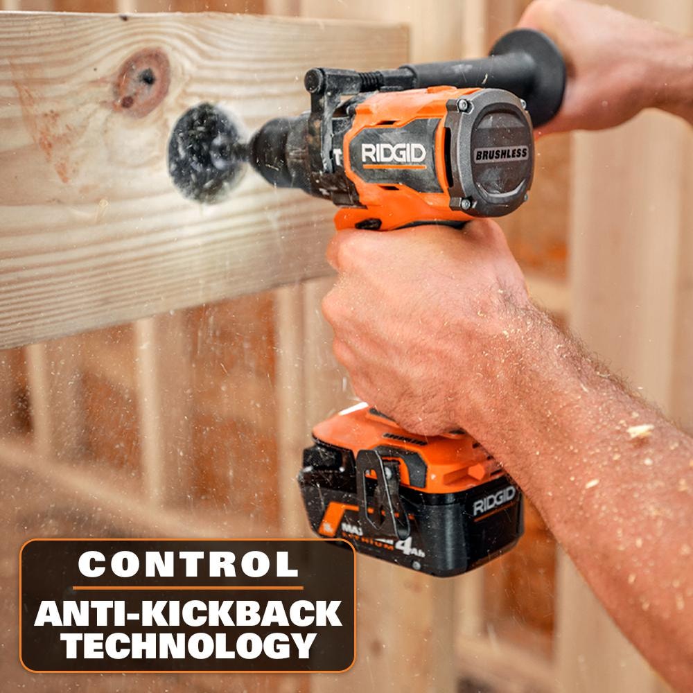 18V Brushless 2-Tool Combo Kit with 6.0 Ah and 4.0 Ah MAX Output Batteries, Charger, and Hard Case