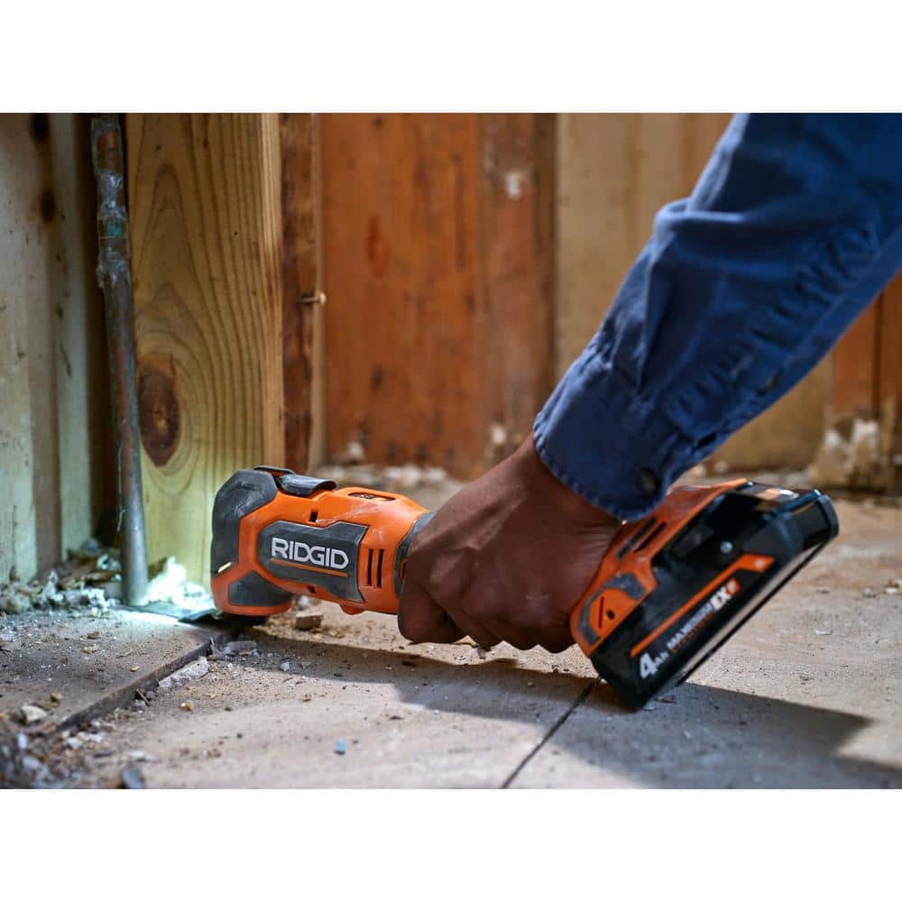 18V Brushless Cordless 6-Tool Combo Kit with 6.0 Ah and 2.0 Ah MAX Output Batteries and Charger