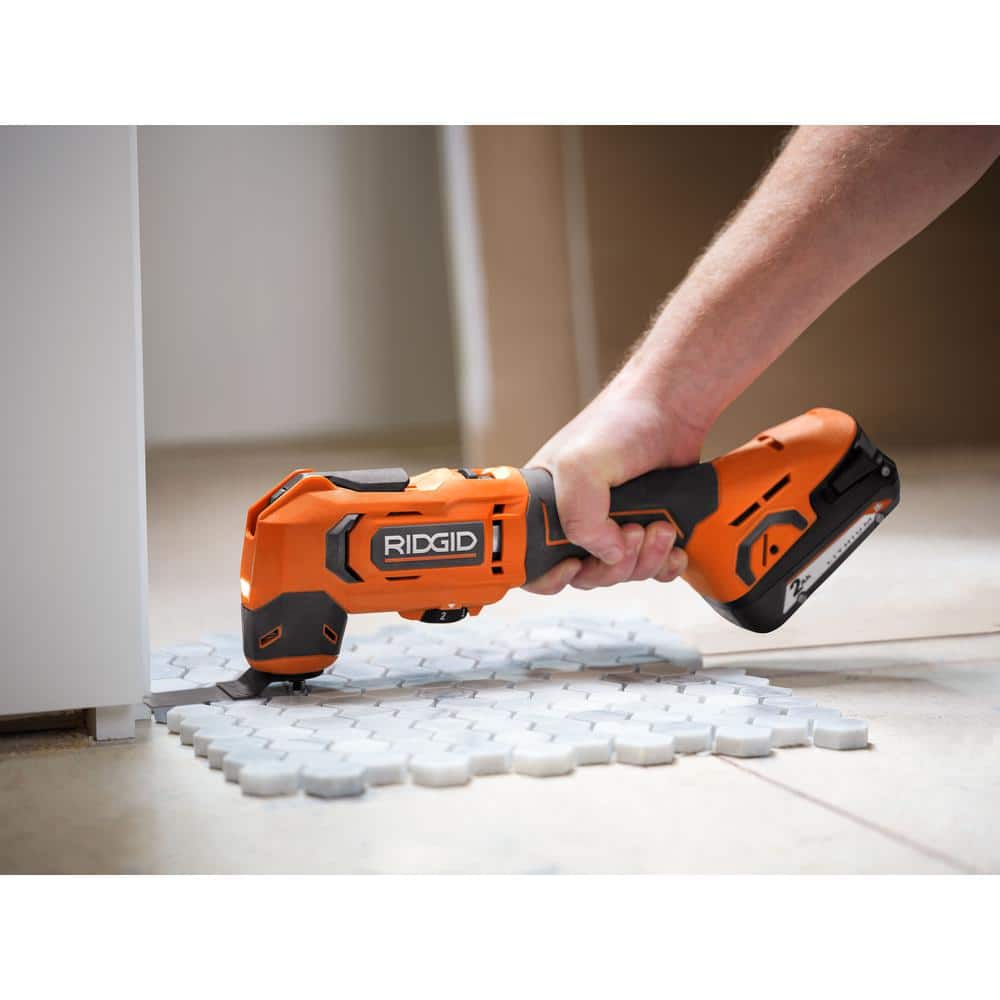 18V Cordless 10-Tool Combo Kit with 2.0 Ah Battery, 4.0 Ah Battery, Charger, and Tool Bag