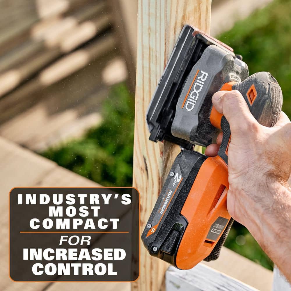 18V SubCompact Brushless Cordless 1/4 Sheet Sander (Tool Only)