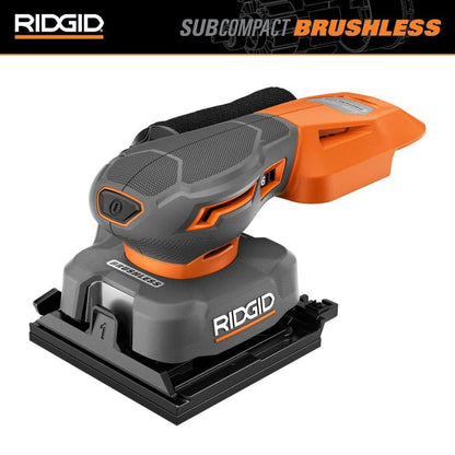 18V SubCompact Brushless Cordless 1/4 Sheet Sander (Tool Only)