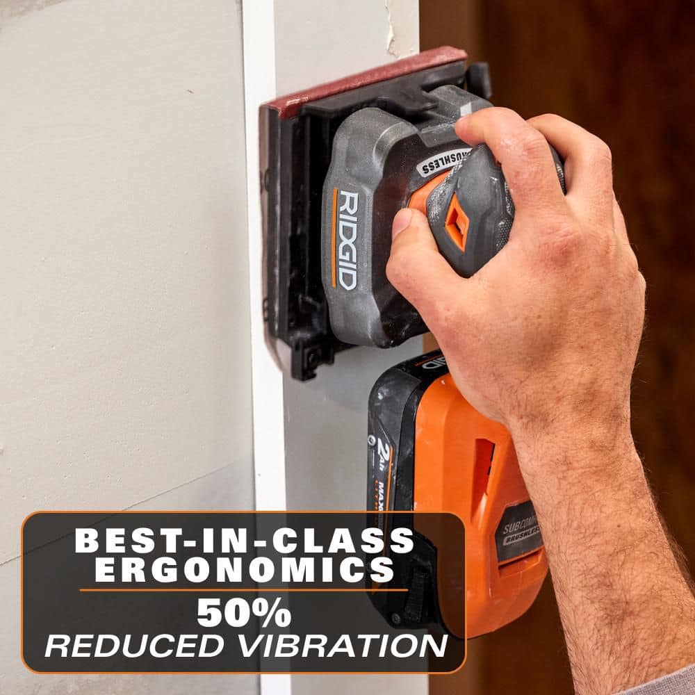 18V SubCompact Brushless Cordless 1/4 Sheet Sander (Tool Only)